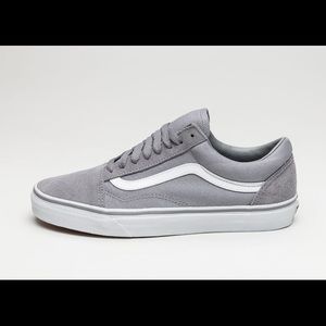 Grey Seude Old Skool Vans worn 2x